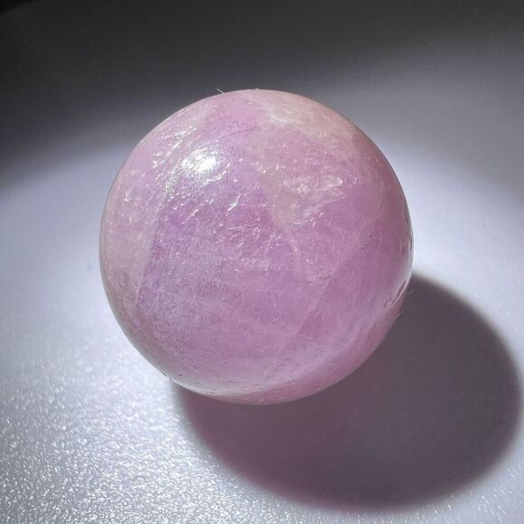 Kunzite Crystal Marble Sphere (1) - Picture 3 of 9